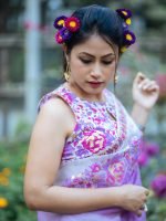 Luxury Edition moslin Saree Collection 0137 - Image 28