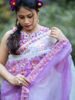 Luxury Edition moslin Saree Collection 0137 - Image 5