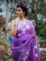 Luxury Edition moslin Saree Collection 0137 - Image 8