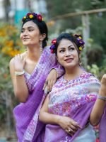 Luxury Edition moslin Saree Collection 0137 - Image 12