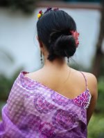 Luxury Edition moslin Saree Collection 0136 - Image 15