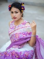 Luxury Edition moslin Saree Collection 0137 - Image 19