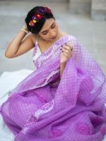 Luxury Edition moslin Saree Collection 0136 - Image 2