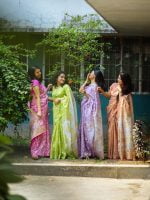 Luxury Edition moslin Saree Collection 0147 - Image 12