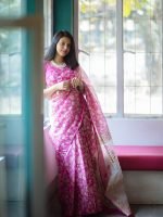 Luxury Edition moslin Saree Collection 0146 - Image 2
