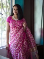 Luxury Edition moslin Saree Collection 0146 - Image 3