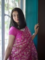 Luxury Edition moslin Saree Collection 0146 - Image 5