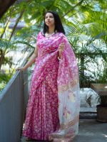 Luxury Edition moslin Saree Collection 0146 - Image 9