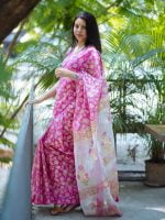 Luxury Edition moslin Saree Collection 0146 - Image 10