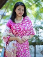 Luxury Edition moslin Saree Collection 0146 - Image 18