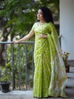 Luxury Edition moslin Saree Collection 0147 - Image 15