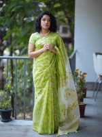 Luxury Edition moslin Saree Collection 0147 - Image 18