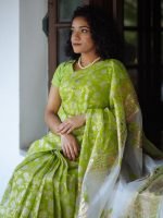Luxury Edition moslin Saree Collection 0147 - Image 2
