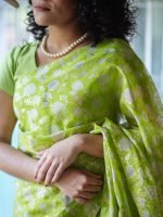 Luxury Edition moslin Saree Collection 0147 - Image 5