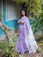 Luxury Edition moslin Saree Collection 0148 - Image 3