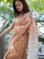 Luxury Edition moslin Saree Collection 0149 - Image 7
