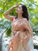 Luxury Edition moslin Saree Collection 0149 - Image 9