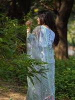 Luxury Edition moslin Saree Collection 0151 - Image 23