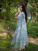 Luxury Edition moslin Saree Collection 0151 - Image 24