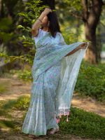 Luxury Edition moslin Saree Collection 0151 - Image 27