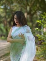 Luxury Edition moslin Saree Collection 0151 - Image 30