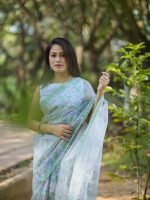 Luxury Edition moslin Saree Collection 0151 - Image 31