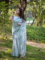 Luxury Edition moslin Saree Collection 0151 - Image 2