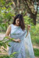 Luxury Edition moslin Saree Collection 0151 - Image 6