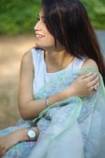 Luxury Edition moslin Saree Collection 0151 - Image 10