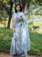 Luxury Edition moslin Saree Collection 0150 - Image 32