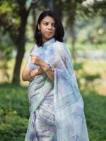 Luxury Edition moslin Saree Collection 0150 - Image 2