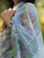 Luxury Edition moslin Saree Collection 0150 - Image 6