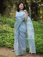 Luxury Edition moslin Saree Collection 0150 - Image 9