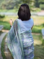 Luxury Edition moslin Saree Collection 0150 - Image 11