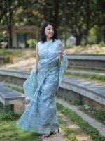 Luxury Edition moslin Saree Collection 0150 - Image 16