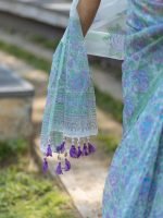 Luxury Edition moslin Saree Collection 0150 - Image 18