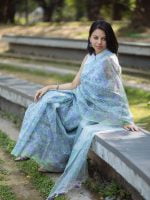 Luxury Edition moslin Saree Collection 0150 - Image 21