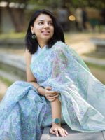 Luxury Edition moslin Saree Collection 0150 - Image 25