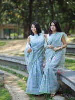 Luxury Edition moslin Saree Collection 0150 - Image 27