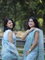 Luxury Edition moslin Saree Collection 0150 - Image 29