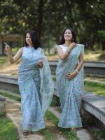 Luxury Edition moslin Saree Collection 0150 - Image 30