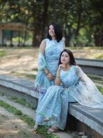 Luxury Edition moslin Saree Collection 0150 - Image 31