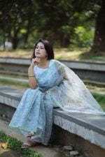 Luxury Edition moslin Saree Collection 0151 - Image 11