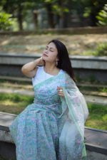 Luxury Edition moslin Saree Collection 0151 - Image 12