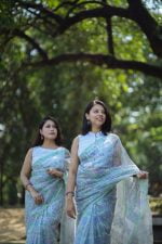 Luxury Edition moslin Saree Collection 0151 - Image 16